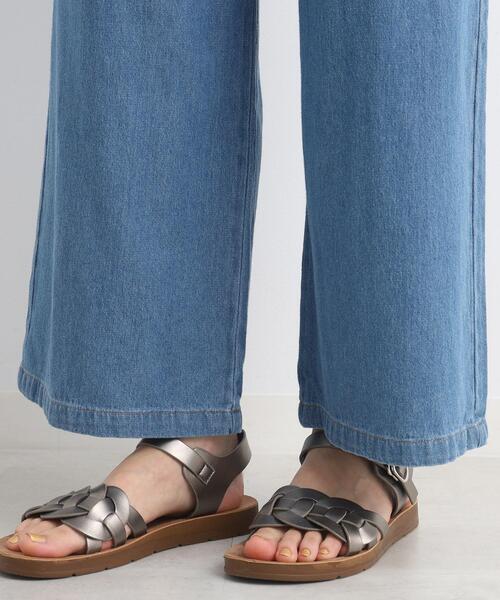 Cutie Blonde(キューティーブロンド)の「◆【らくちんで今っぽく◎】イージーワイドデニム(その他パンツ・レディース・ブルー/ダークネイビー・02/03)」の4枚目の写真