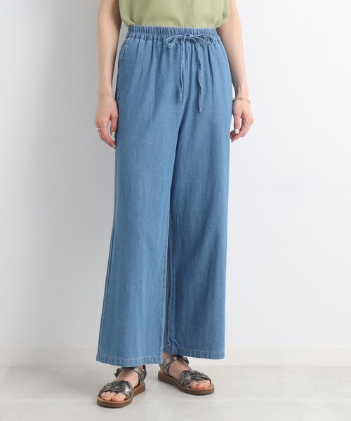 Cutie Blonde(キューティーブロンド)の「◆【らくちんで今っぽく◎】イージーワイドデニム(その他パンツ・レディース・ブルー/ダークネイビー・02/03)」の21枚目の写真