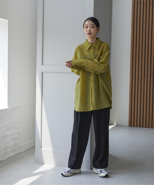 苺パフェ　ビアズリー　シアーストライプ2wayシャツ新品タグ付　再お値下げ fit=scale-down,w=1200