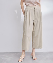 ROPE' | 【洗える】ストレッチクロップドワイドパンツ/セットアップ対応(その他パンツ)