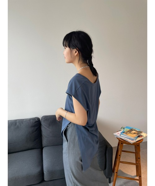 tシャツ ノースリーブ gauze レディース ノースリーブ gauze（Tシャツ/カットソー）｜HAU（ハウ）の