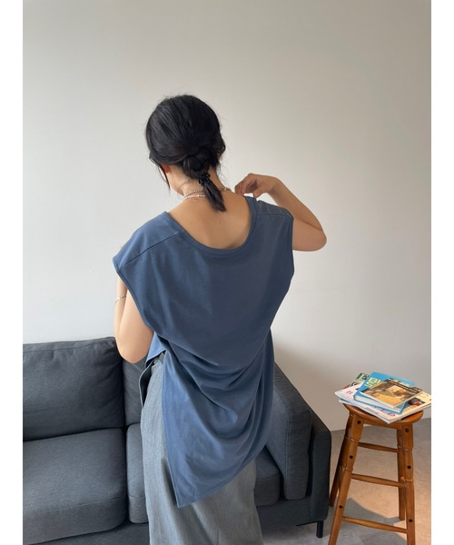 VINTI ANDREWS  メッシュノースリーブカットソー　M Tシャツ VINTI ANDREWS メッシュノースリーブカットソー M Tシャツ （ご