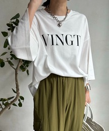 【DOUDOU】2枚set ロングTEE カットソー ホワイト×ブラック セール】2枚SET TEE（Tシャツ/カットソー）｜DouDou（ドゥドゥ