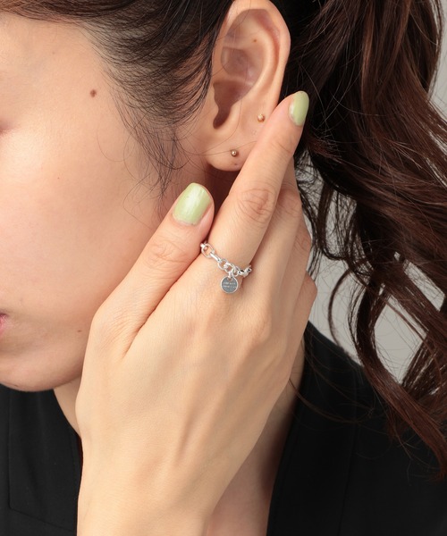PHILIPPE AUDIBERT（フィリップ オーディベール）の「【PHILIPPE AUDIBERT】Mini Millie ring M チェーンリング BG5123M（リング・レディース・シルバー・FREE）」の3枚目の写真