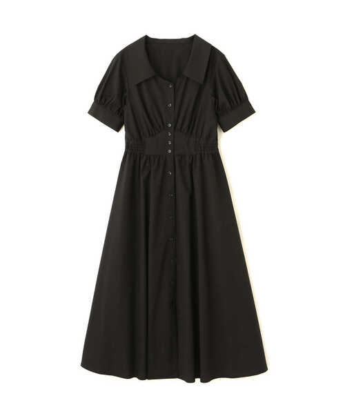 NATURAL BEAUTY BASIC（ナチュラルビューティーベーシック）の「◇ビッグカラーシャツワンピース（シャツワンピース・レディース・ブルー系その他6/ブラック/ブラウン・MEDIUM）」の18枚目の写真