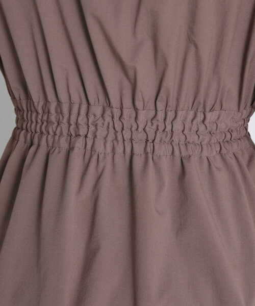 NATURAL BEAUTY BASIC（ナチュラルビューティーベーシック）の「◇ビッグカラーシャツワンピース（シャツワンピース・レディース・ブルー系その他6/ブラック/ブラウン・MEDIUM）」の16枚目の写真