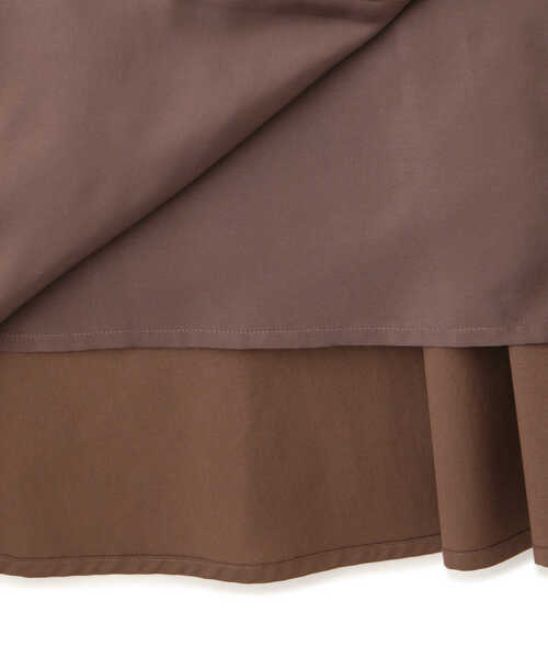 NATURAL BEAUTY BASIC（ナチュラルビューティーベーシック）の「◇ビッグカラーシャツワンピース（シャツワンピース・レディース・ブルー系その他6/ブラック/ブラウン・MEDIUM）」の12枚目の写真