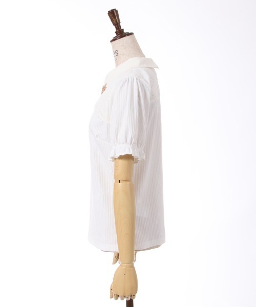 axes femme（アクシーズファム）の「チェーン付リブトップス（Tシャツ