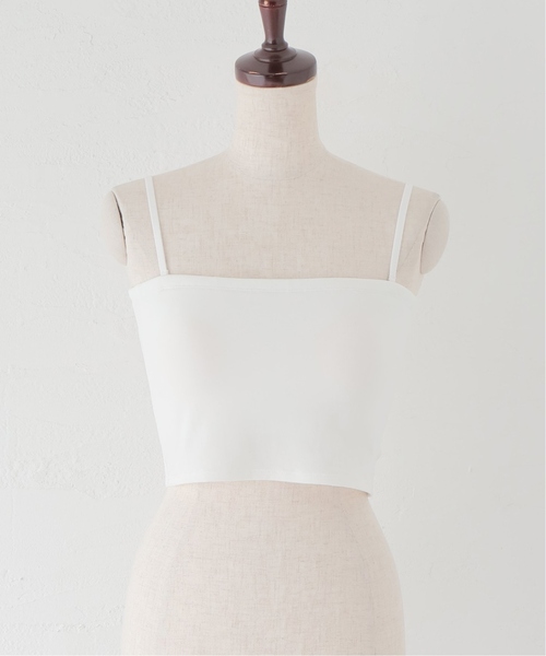 AP STUDIO（エーピーストゥディオ）の「《追加》【determ/デターム】Collagen Cami with cups（その他アンダーウェア/インナー・レディース・ブラック/ホワイト・FREE）」の2枚目の写真