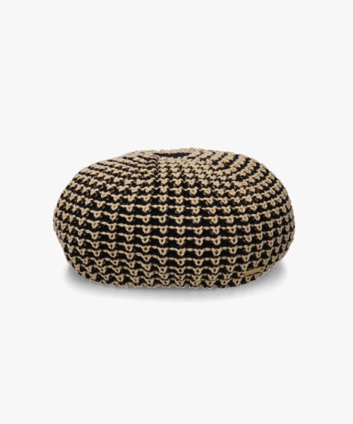 kaorinomori（カオリノモリ）の「kaorinomori メイベレー / カオリノモリ（ハンチング/ベレー帽・レディース・ブラック/ライラック/オレンジ・M/57.5cm）」の9枚目の写真