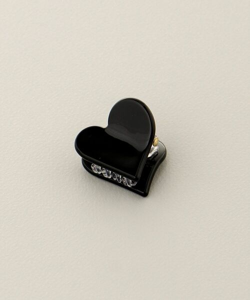 MAJESTIC LEGON(マジェスティックレゴン)の「モチーフミニクリップセット(バレッタ/ヘアクリップ・レディース・ブラック/A/アイボリー・FREE)」の7枚目の写真