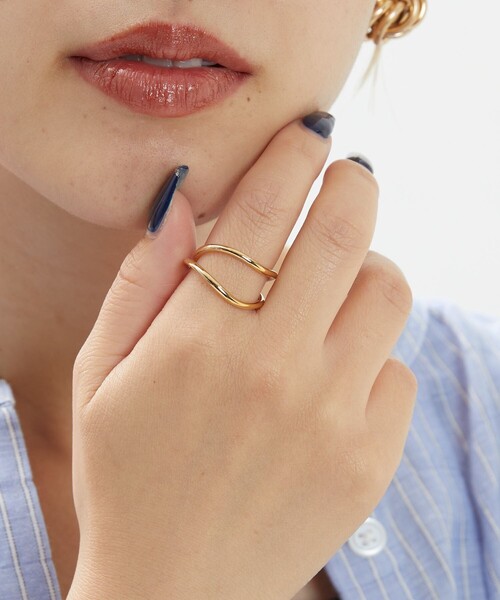 FREAK'S STORE（フリークスストア）の「限定展開　ワイドシンリング（リング・レディース・シルバー/ゴールド/その他9・ONE SIZE）」の6枚目の写真