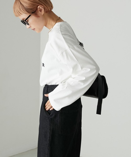 forksy.】オーバーサイズシンプルロゴロンT forksy.│MONO-MART