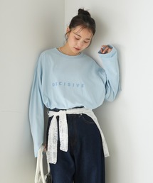 forksy.（フォルクシー）の「【forksy.】オーバーサイズシンプルロゴロンT（Tシャツ/カットソー）」