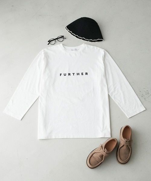 K.kp2点スコットクラブ　オーバーサイズロゴロングTシャツ B:MING by BEAMS（ビーミング by ビームス）【別注】LACOSTE