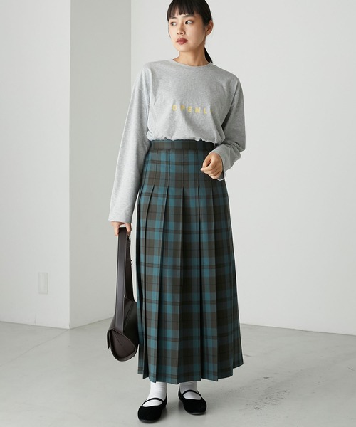 クーティー オーバー ワイド ビッグ ロゴ プリント ポロ シャツ L グレー SLY（スライ）の「FRONT LOGO BIG T/SH フロントロゴ プリント