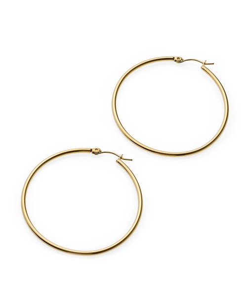 CENE（セネ）の「【CENE】セネ/ループピアス50mm（ピアス（両耳用）・レディース・ゴールド/シルバー・FREE）」の7枚目の写真