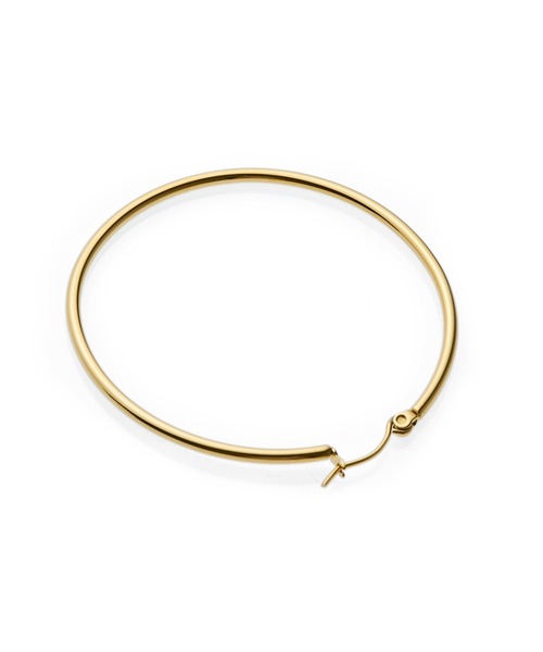 CENE（セネ）の「【CENE】セネ/ループピアス50mm（ピアス（両耳用）・レディース・ゴールド/シルバー・FREE）」の8枚目の写真