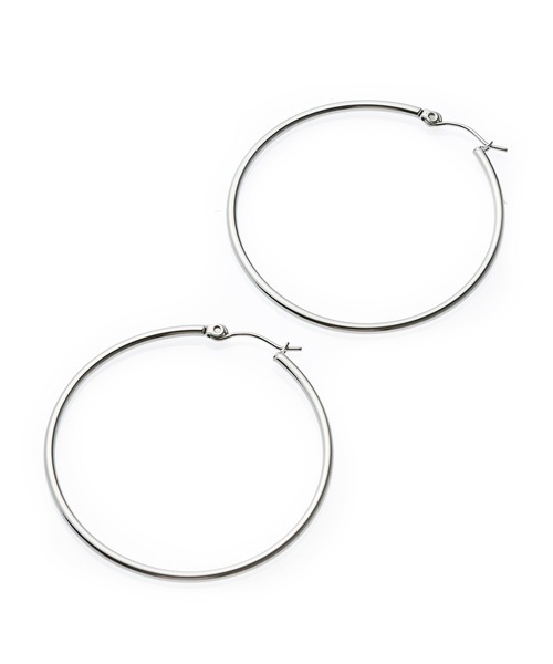 CENE（セネ）の「【CENE】セネ/ループピアス50mm（ピアス（両耳用）・レディース・ゴールド/シルバー・FREE）」の13枚目の写真