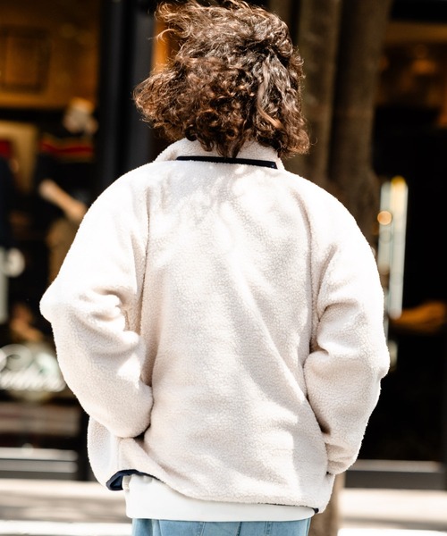 希少 プラダ 上質 ミリタリージャケット M65 ボア フリース ムートン FREAK'S STORE ミリタリージャケット モッズコート リバーシブル ボア