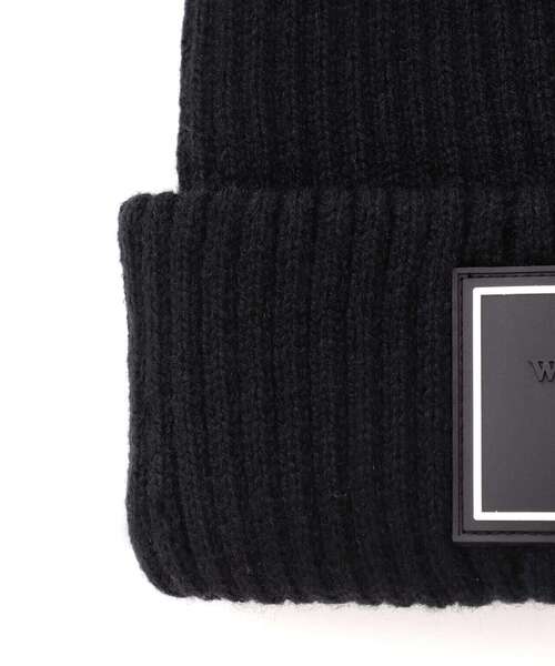 WHITELAND（ホワイトランド）の「【WEB&DEPOT限定】WHITELAND/ホワイトランド/SILICON KNIT CAP（ニットキャップ/ビーニー・レディース・ブラック・F）」の3枚目の写真