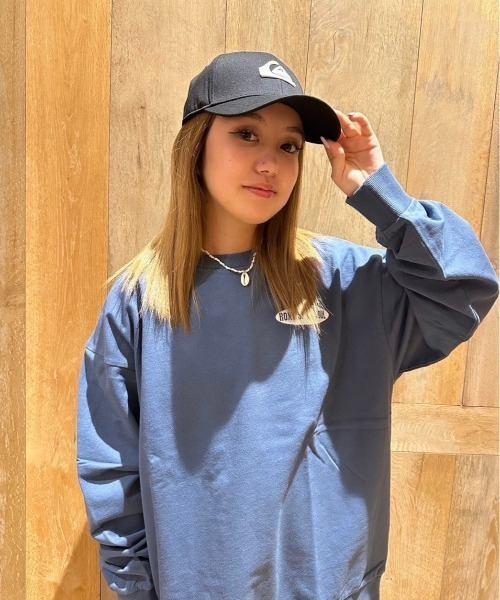 ROXY(ロキシー)の「SALTY SOUL/ロキシー裏毛ヴィンテージライクグラフィックデザインクルーネックトップス(スウェット・レディース・ネイビー/グリーン/グレー・LARGE/MEDIUM/SMALL)」の16枚目の写真