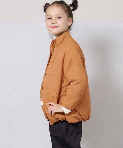 BIG FIELD（ビッグフィールド）の「スタンドカラーキルトジャケット（80～150cm）（その他アウター・キッズ・ブラック/パープル/グリーン/オレンジ・100/90/120/140/150/95/80/130/110）」の10枚目の写真