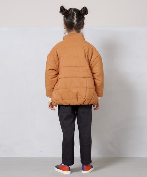 BIG FIELD（ビッグフィールド）の「スタンドカラーキルトジャケット（80～150cm）（その他アウター・キッズ・ブラック/パープル/グリーン/オレンジ・100/90/120/140/150/95/80/130/110）」の11枚目の写真
