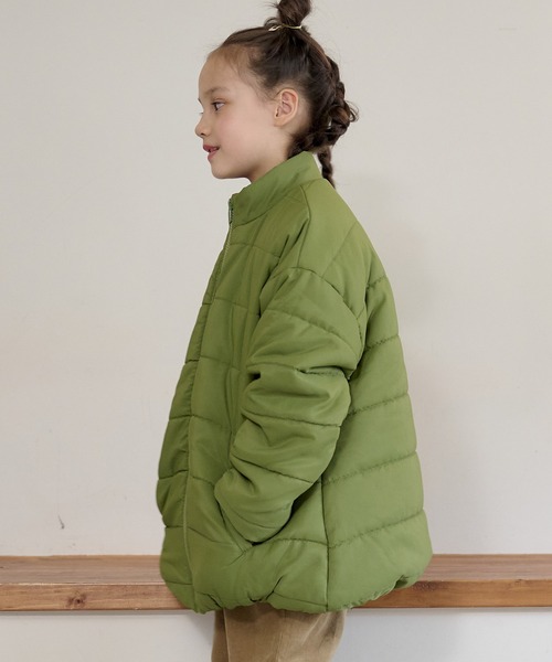 BIG FIELD（ビッグフィールド）の「スタンドカラーキルトジャケット（80～150cm）（その他アウター・キッズ・ブラック/パープル/グリーン/オレンジ・100/90/120/140/150/95/80/130/110）」の20枚目の写真