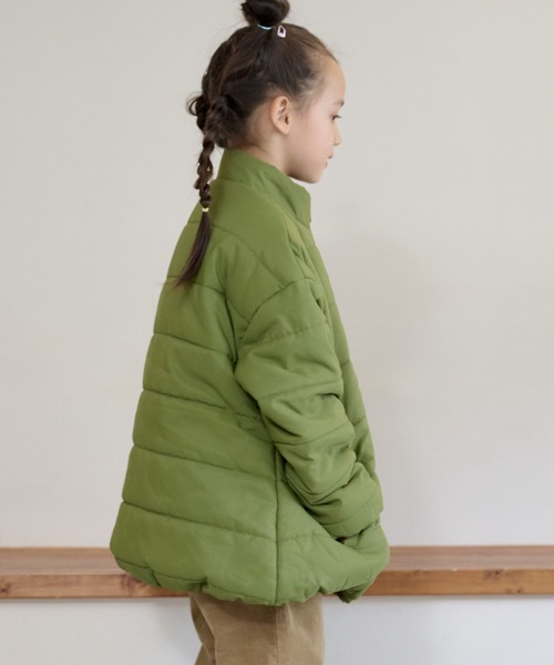 BIG FIELD（ビッグフィールド）の「スタンドカラーキルトジャケット（80～150cm）（その他アウター・キッズ・ブラック/パープル/グリーン/オレンジ・100/90/120/140/150/95/80/130/110）」の19枚目の写真