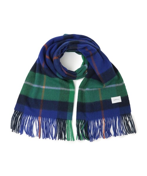 SHIPS any（シップス エニィ）の「SHIPS any: ウール チェック ストール（ストール/ショール・レディース・グリーン/ネイビー/グレー・ONE SIZE）」の10枚目の写真