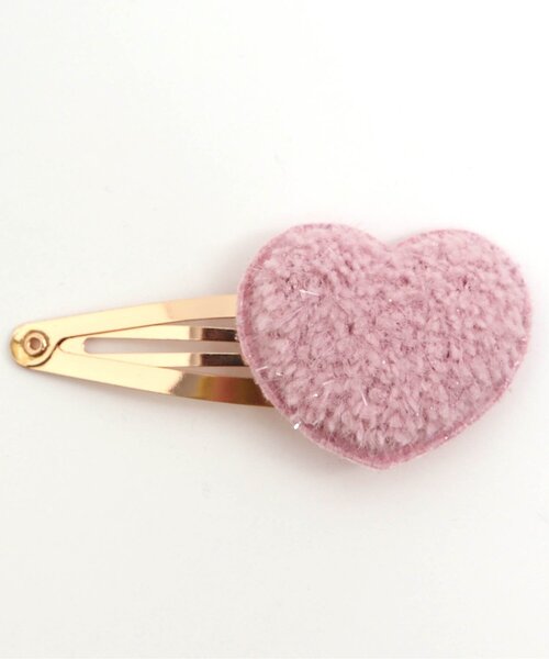 apres les cours（アプレレクール）の「ボア&ファーヘアピン（ヘアピン・キッズ・ピンク/アイボリー/オフホワイト/グレー・FREE）」の10枚目の写真