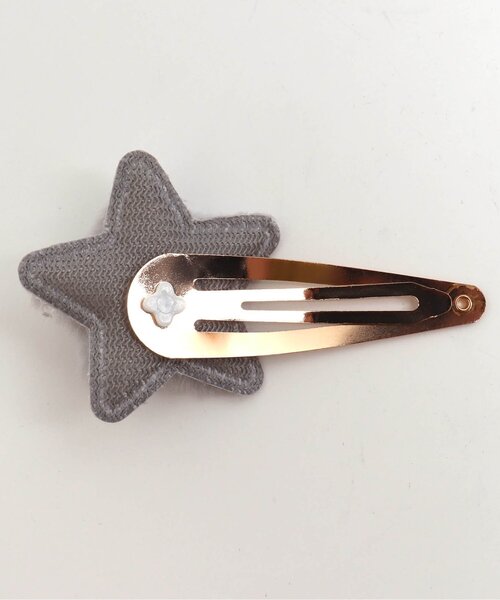 apres les cours（アプレレクール）の「ボア&ファーヘアピン（ヘアピン・キッズ・ピンク/アイボリー/オフホワイト/グレー・FREE）」の11枚目の写真