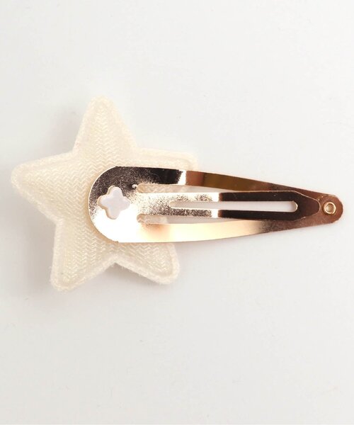 apres les cours（アプレレクール）の「ボア&ファーヘアピン（ヘアピン・キッズ・ピンク/アイボリー/オフホワイト/グレー・FREE）」の12枚目の写真