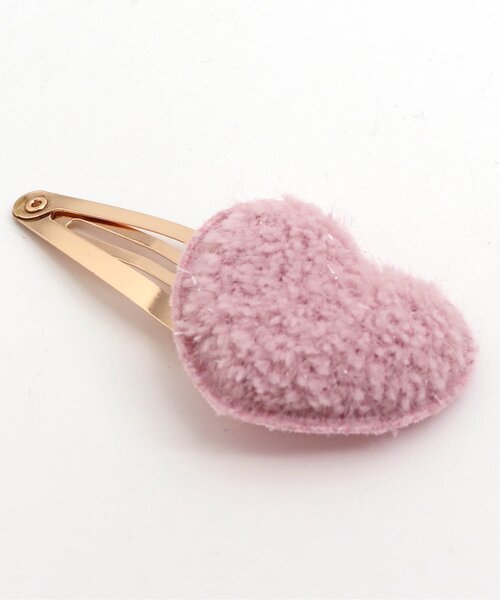 apres les cours（アプレレクール）の「ボア&ファーヘアピン（ヘアピン・キッズ・ピンク/アイボリー/オフホワイト/グレー・FREE）」の15枚目の写真