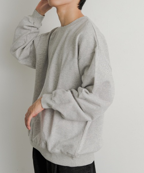 SENSE OF PLACE by URBAN RESEARCH（センスオブプレイスバイアーバンリサーチ）の「カラースウェットシャツ（スウェット・メンズ・ブラック/ボルドー/グレー系その他・MEDIUM/LARGE）」の6枚目の写真