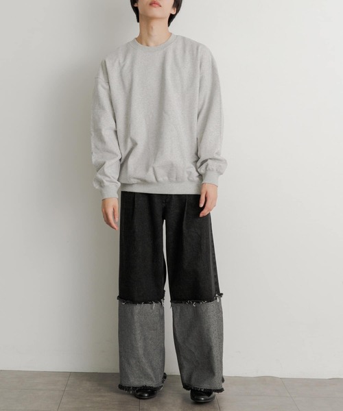 SENSE OF PLACE by URBAN RESEARCH（センスオブプレイスバイアーバンリサーチ）の「カラースウェットシャツ（スウェット・メンズ・ブラック/ボルドー/グレー系その他・MEDIUM/LARGE）」の8枚目の写真