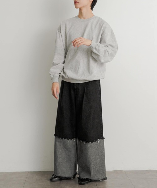 SENSE OF PLACE by URBAN RESEARCH（センスオブプレイスバイアーバンリサーチ）の「カラースウェットシャツ（スウェット・メンズ・ブラック/ボルドー/グレー系その他・MEDIUM/LARGE）」の9枚目の写真