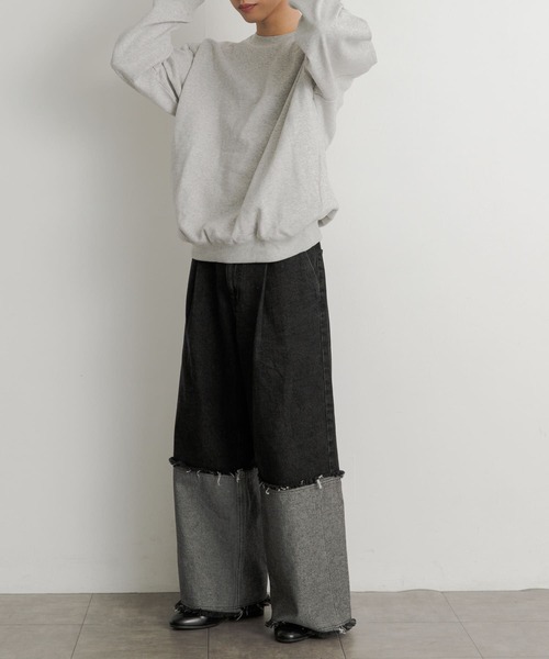 SENSE OF PLACE by URBAN RESEARCH（センスオブプレイスバイアーバンリサーチ）の「カラースウェットシャツ（スウェット・メンズ・ブラック/ボルドー/グレー系その他・MEDIUM/LARGE）」の10枚目の写真