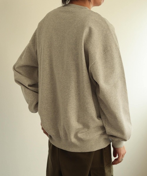 SENSE OF PLACE by URBAN RESEARCH（センスオブプレイスバイアーバンリサーチ）の「カラースウェットシャツ（スウェット・メンズ・ブラック/ボルドー/グレー系その他・MEDIUM/LARGE）」の14枚目の写真