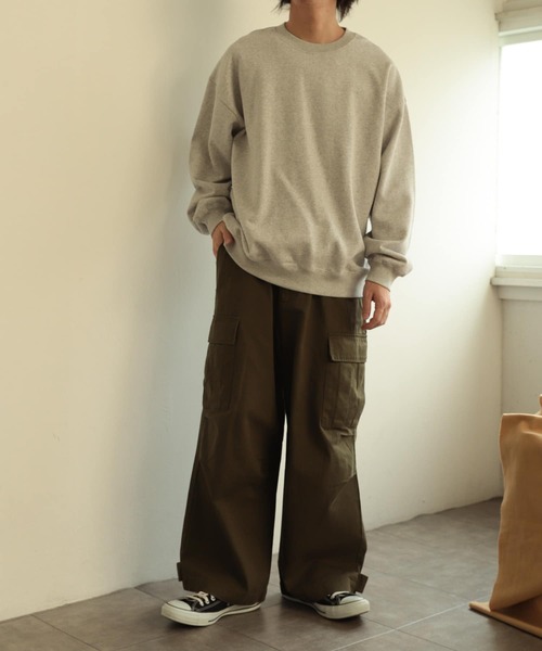 SENSE OF PLACE by URBAN RESEARCH（センスオブプレイスバイアーバンリサーチ）の「カラースウェットシャツ（スウェット・メンズ・ブラック/ボルドー/グレー系その他・MEDIUM/LARGE）」の16枚目の写真