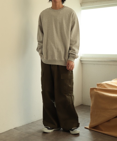 SENSE OF PLACE by URBAN RESEARCH（センスオブプレイスバイアーバンリサーチ）の「カラースウェットシャツ（スウェット・メンズ・ブラック/ボルドー/グレー系その他・MEDIUM/LARGE）」の17枚目の写真