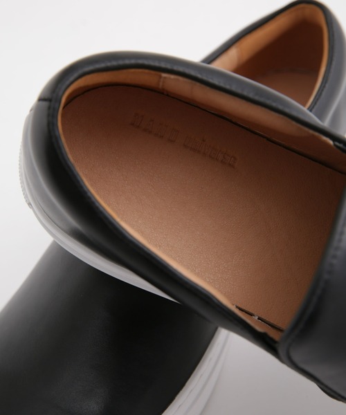 NANO universe（ナノユニバース）の「ベーシックスリッポン（スニーカー・メンズ・ブラック・27/26/28）」の9枚目の写真