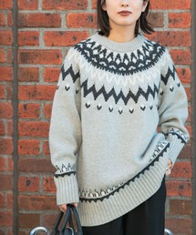 FORK&SPOON | FORK&SPOON フェアアイルビッグニット(ニット/セーター)