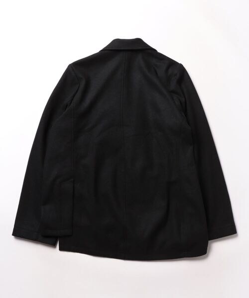 gomme（ゴム）の「ミルドフラノ　ファスナー開きジャケット（テーラードジャケット・レディース・ブラック/オートミール・MEDIUM）」の19枚目の写真