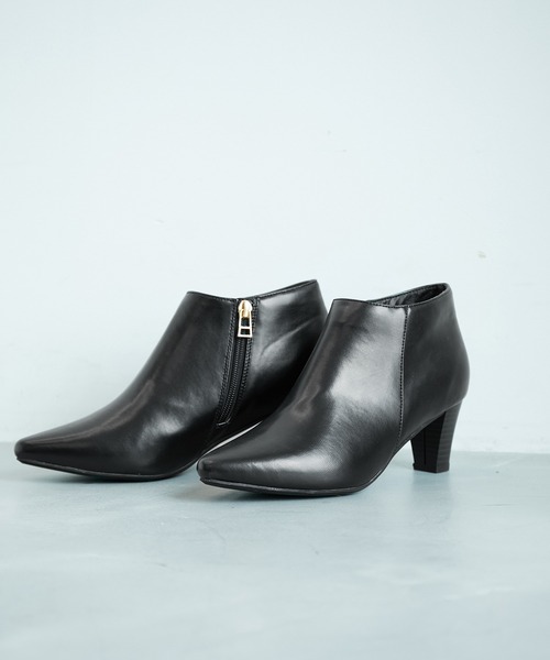 ROPE' PICNIC（ロペピクニック）の「アンクルブーティ（ブーツ・レディース・チャコールグレー/ブラック/ベージュ系その他2・22.5cm/23.0cm/23.5cm/24.0cm/24.5cm）」の2枚目の写真