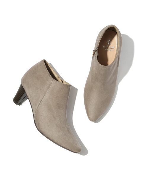 ROPE' PICNIC（ロペピクニック）の「アンクルブーティ（ブーツ・レディース・チャコールグレー/ブラック/ベージュ系その他2・22.5cm/23.0cm/23.5cm/24.0cm/24.5cm）」の16枚目の写真