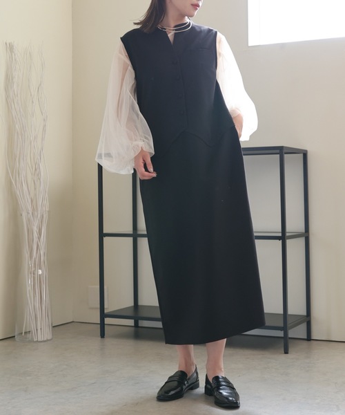 更にお値下げ‼️ 慈雨　 ドッキングベストワンピース 更にお値下げ‼️ 慈雨 ドッキングベストワンピース お値下げ‼️ 慈雨