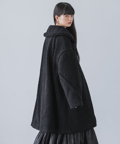 yuw(ユウ)の「ボアコート 976160(その他アウター・レディース・ブラック/ブラウン・FREE)」の9枚目の写真