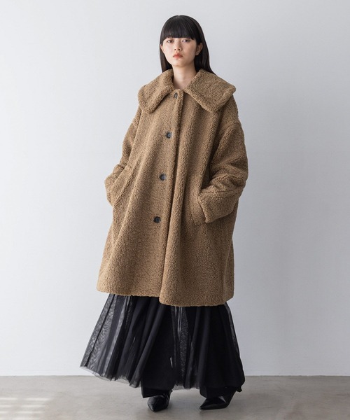 yuw(ユウ)の「ボアコート 976160(その他アウター・レディース・ブラック/ブラウン・FREE)」の12枚目の写真